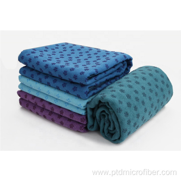 Slip-resistant Yoga Mat Towel With PVC Dots